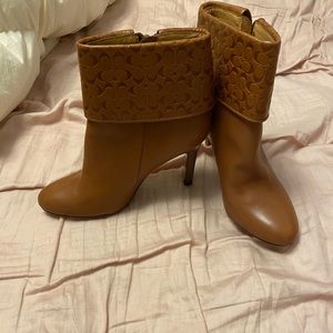Gorgeous leather Coach boots
